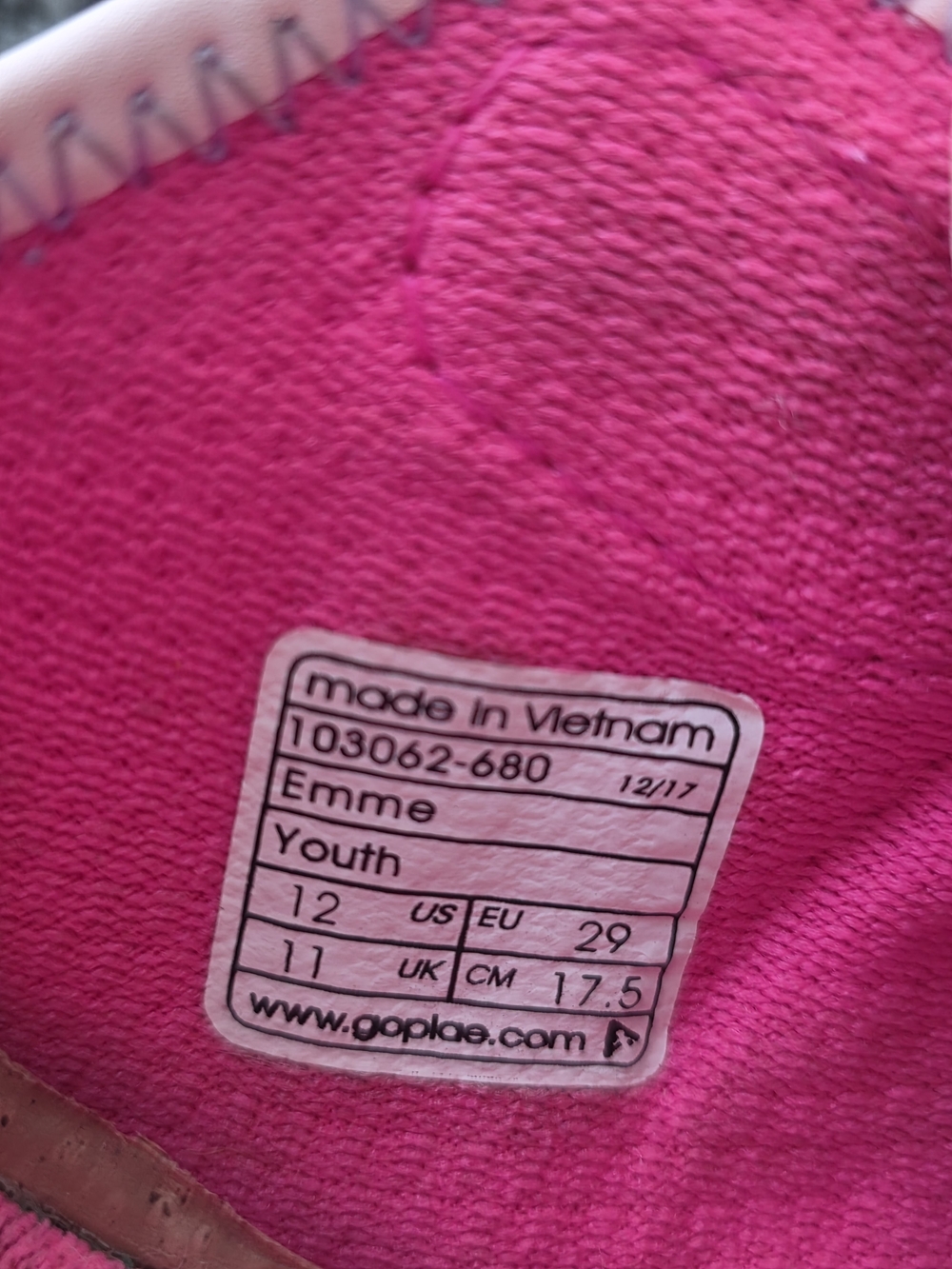 PLAE Kids Mary Jane Sneakers in Pink and Light Purple - Picture 6 of 6